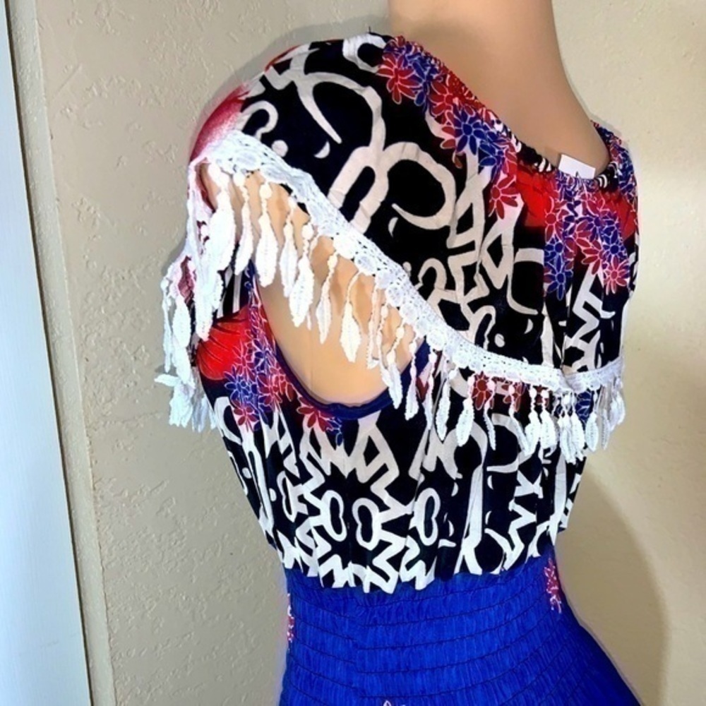 Off Shoulder Bohemian Long Dress | BOHO #777 - Picture 5 of 10